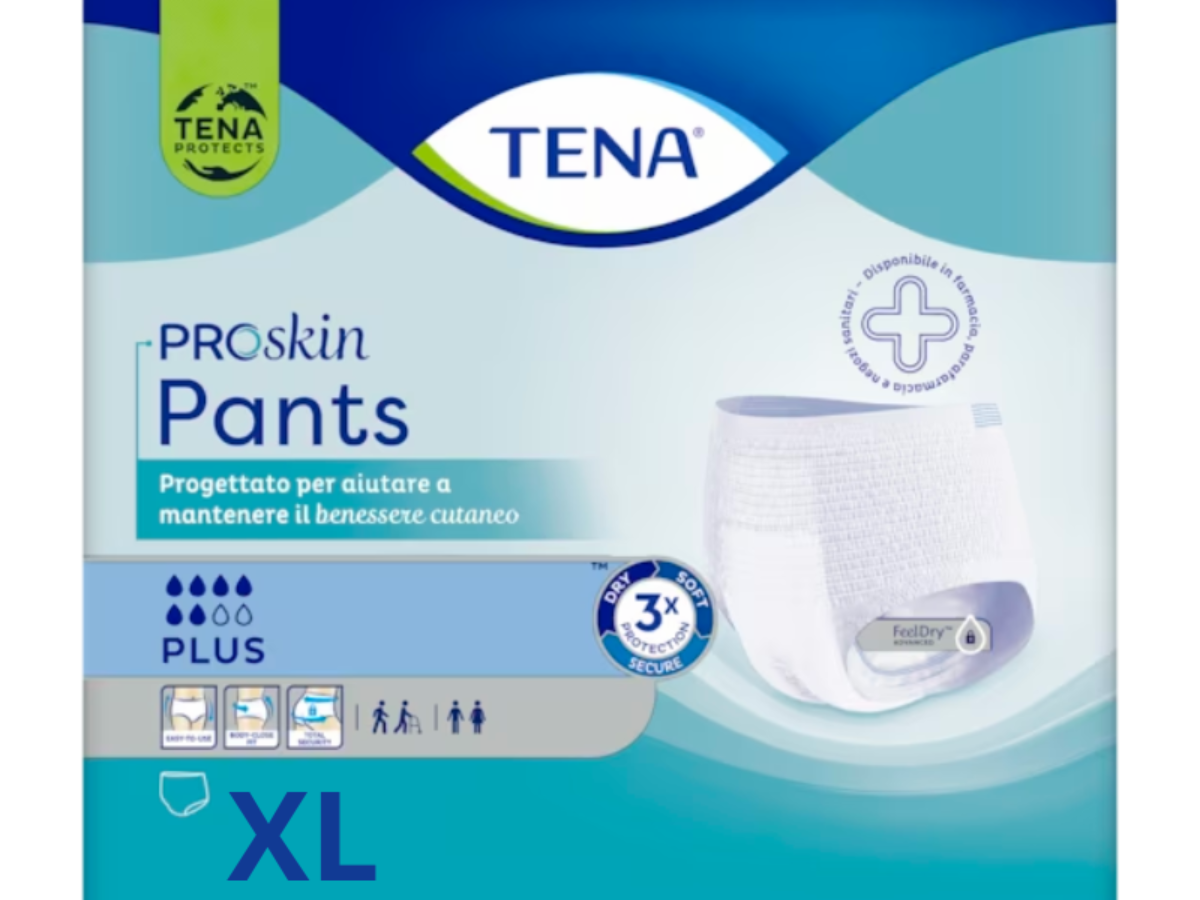 Tena Pants Plus Mutandine, XL 12 pezzi - Noi Con Voi